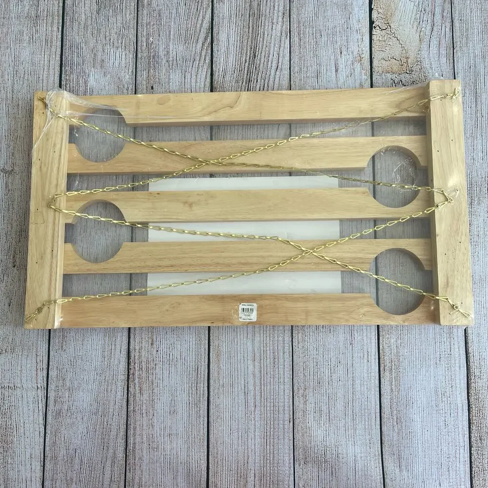 Factory Sealed Over Head Hanging Wine Glass Rack